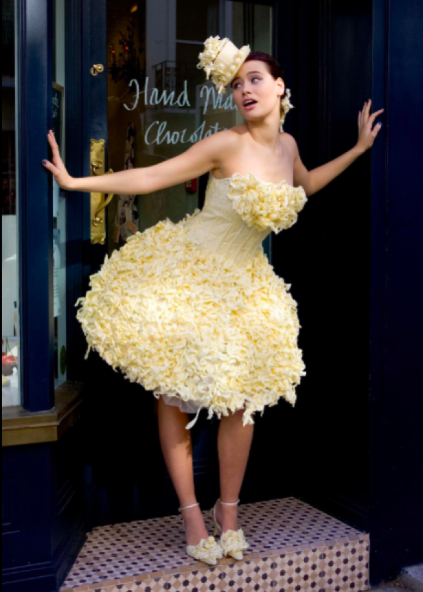White chocolate clearance wedding dress